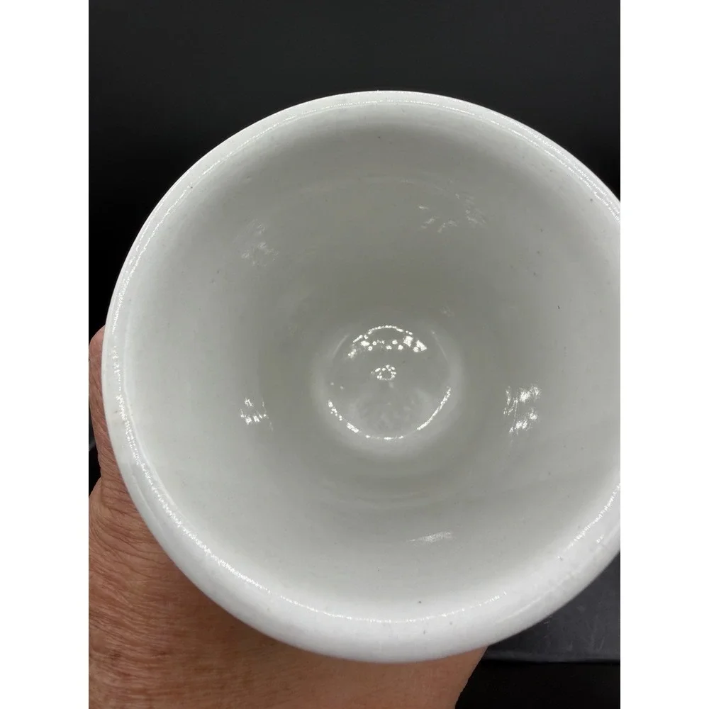 🌸💙 Vintage White Porcelain Blue Morning Glory Flower Vase – 5